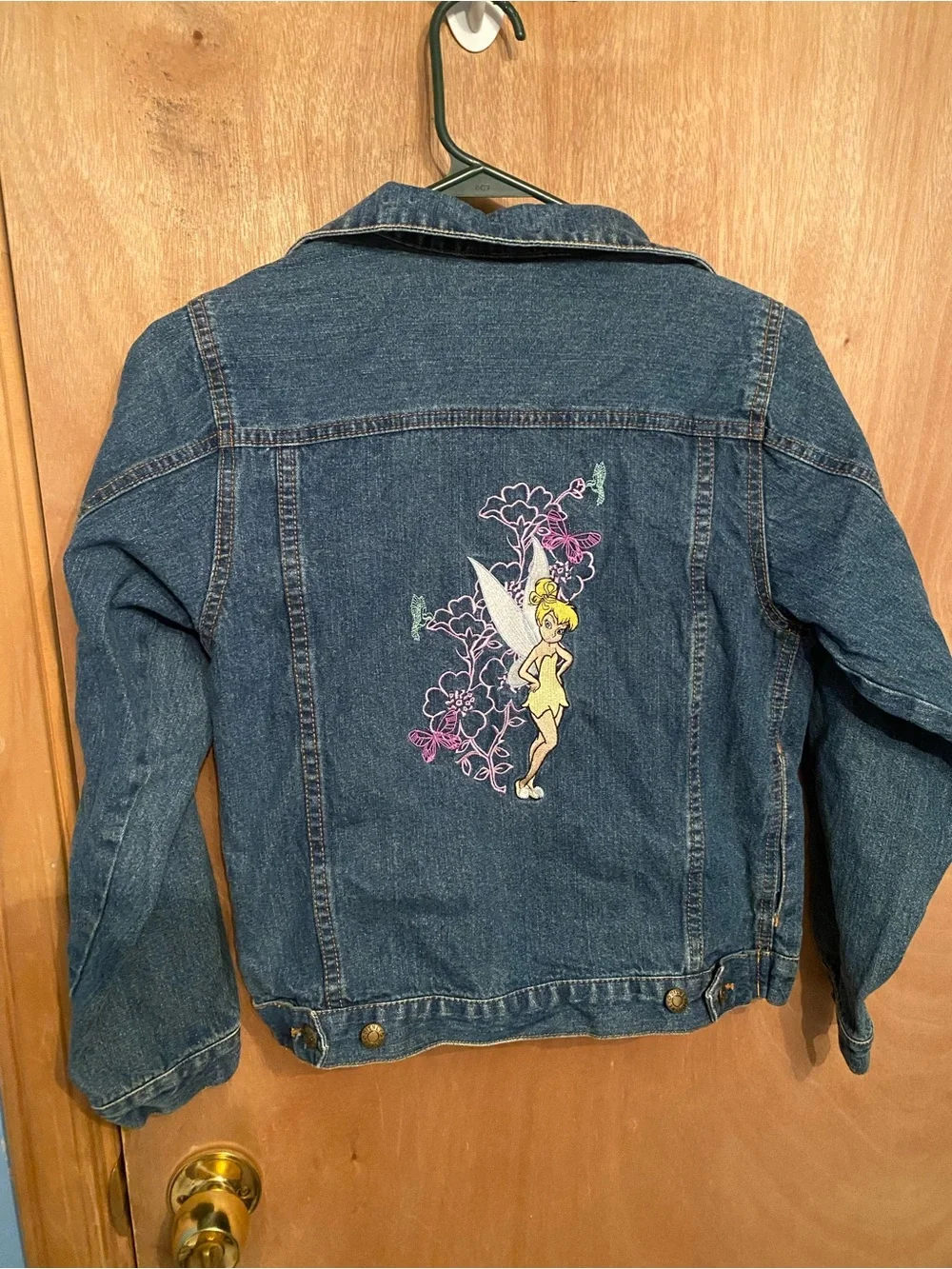Disney Vintage Tinker Bell Embroidered Denim Jacket